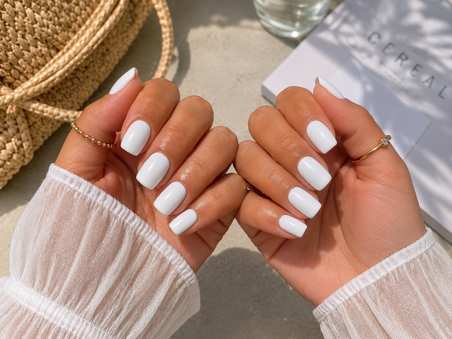 Pure Ivory – Short Square