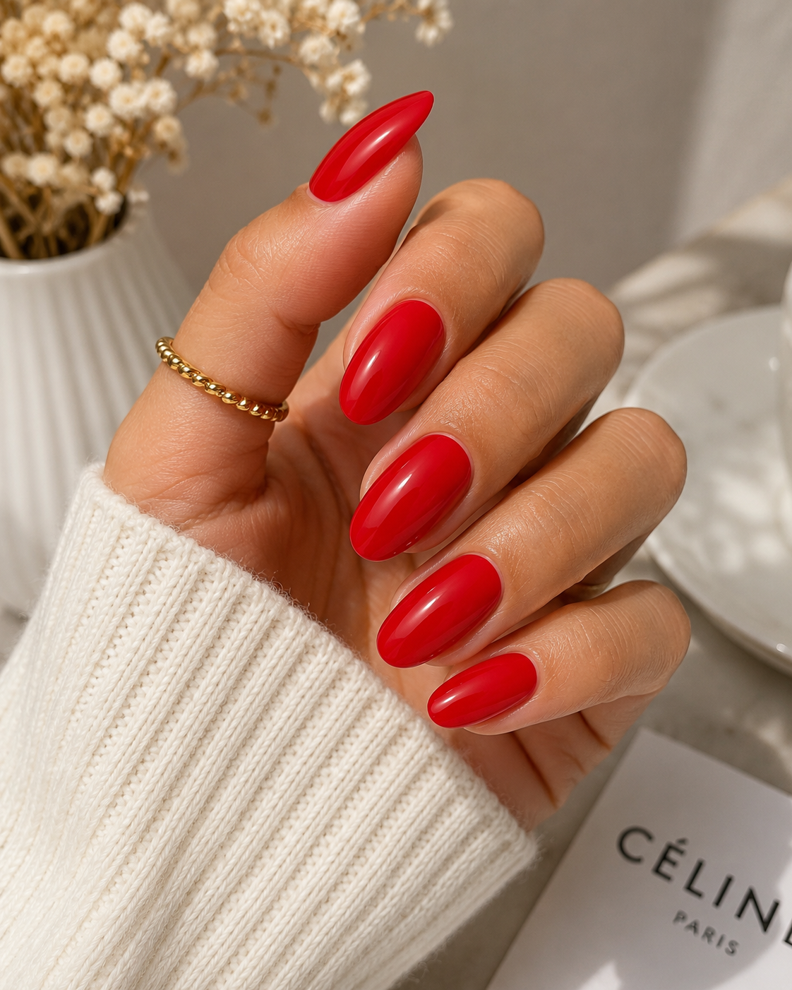Scarlet Glow – Oval Short