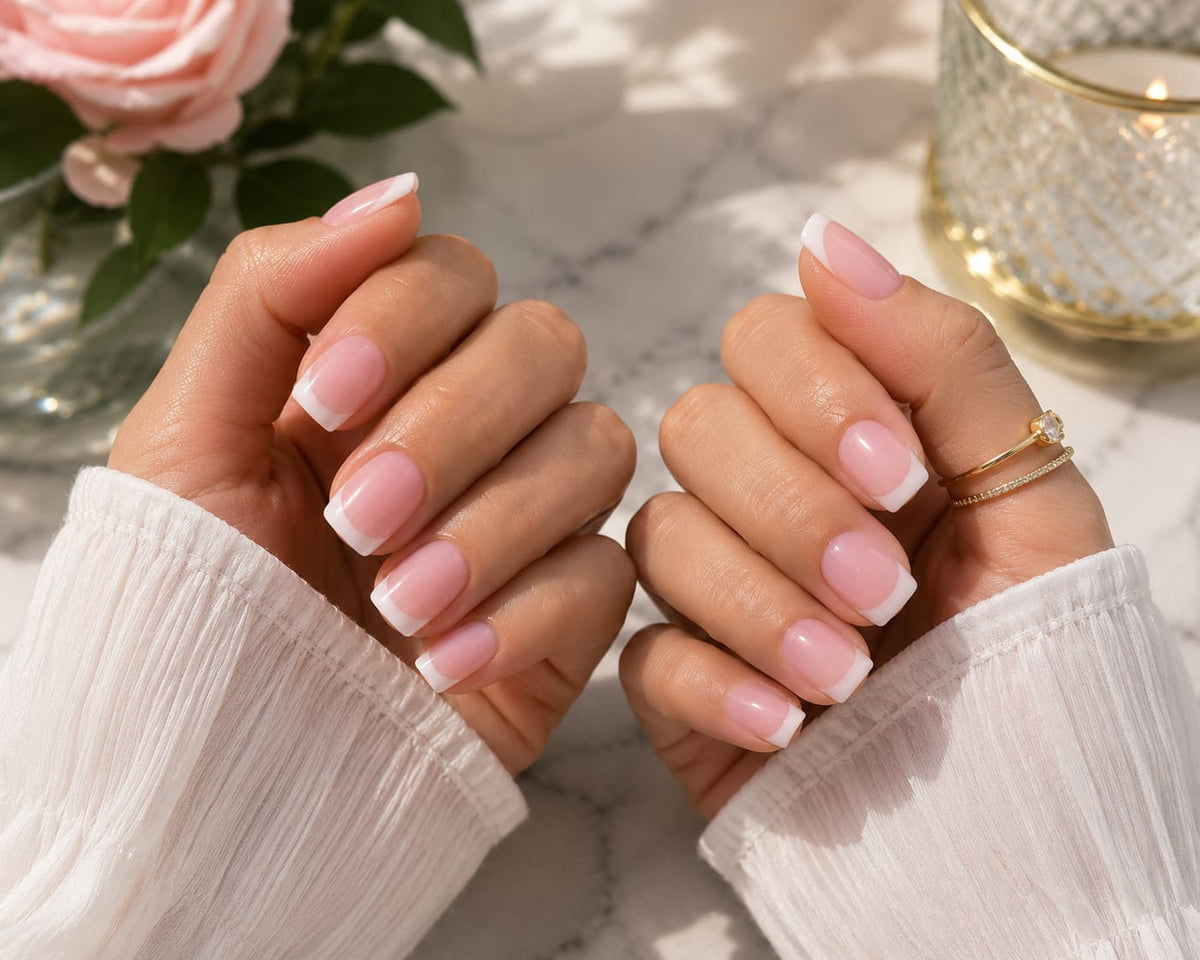 Pink Petals - Short Square