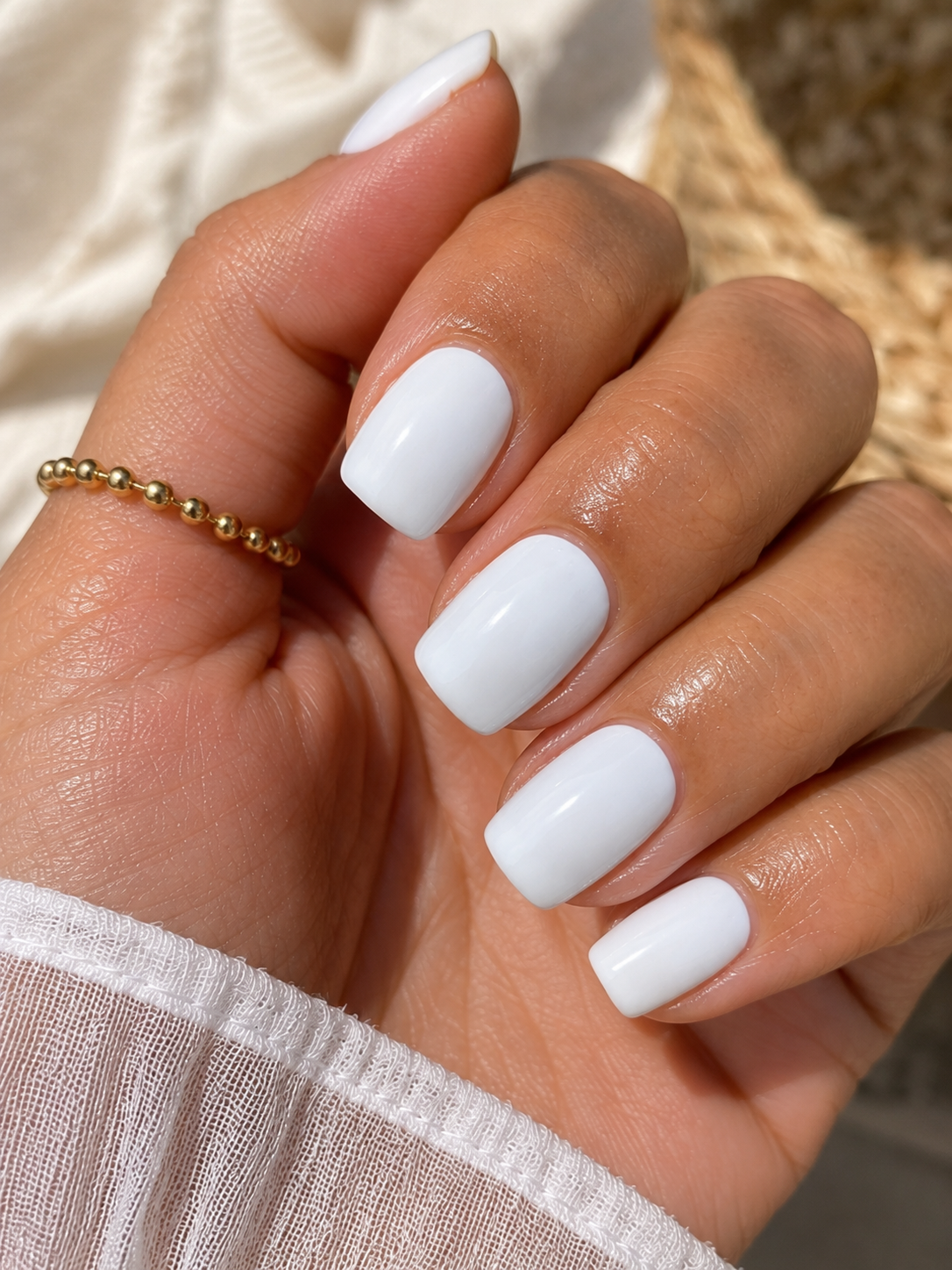 Pure Ivory – Short Square
